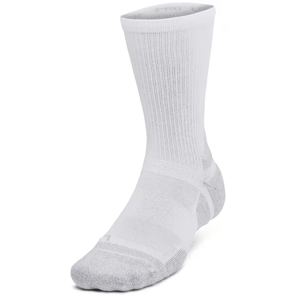  Ponožky UNDER ARMOUR UA PERF TECH PRO 3PK CREW 1386246-100 BÍLÁ 