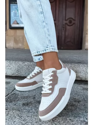 Dámské tenisky BIG STAR SHOES UU274275 WHITE/BEIGE