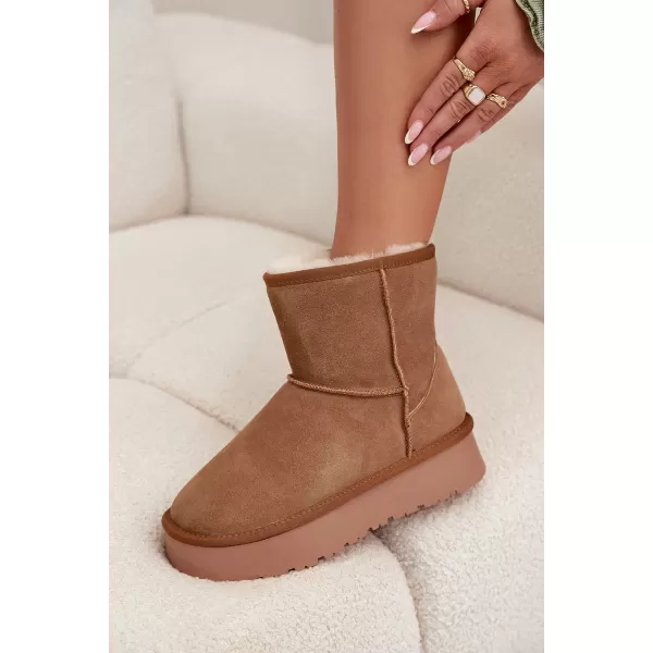  Dámské sněhule BOTO W5825 CAMEL 