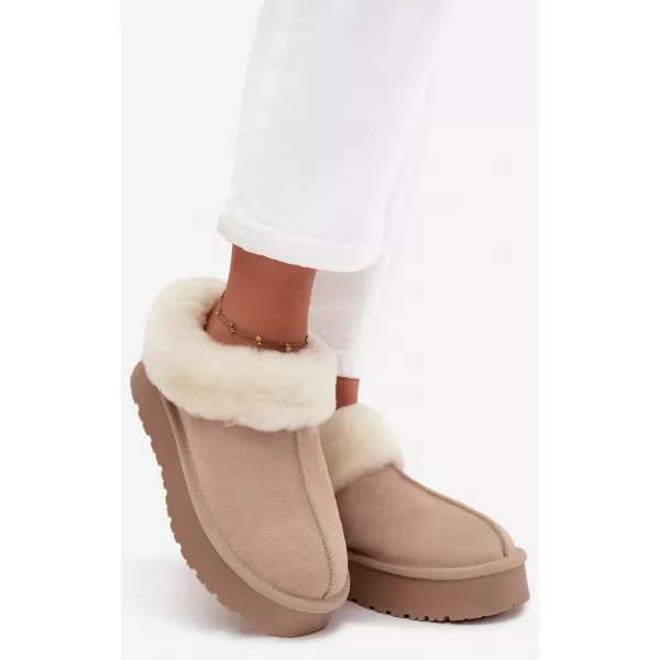  Dámské sněhule BOTO W5818 BEIGE 