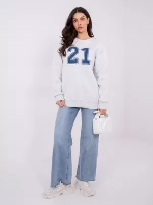 Dámská mikina FACTORY PRICE WT-BL-A1063.64 LIGHT GREY