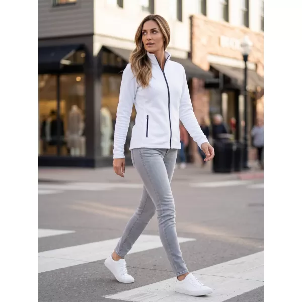  Dámská micro fleece mikina MALFINI FACTOR 853 BÍLÁ 