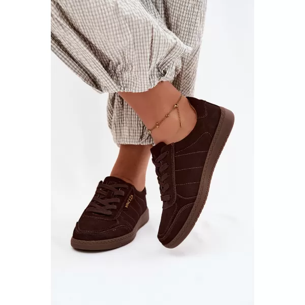  Dámské tenisky VINCEZA 79635 CHOCOLATE 