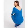 Dámské šaty RUE PARIS RV-SK-5297.23P DARK BLUE