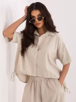 Dámská košile ITALY MODA IT-KS-FL10320.12 BEIGE