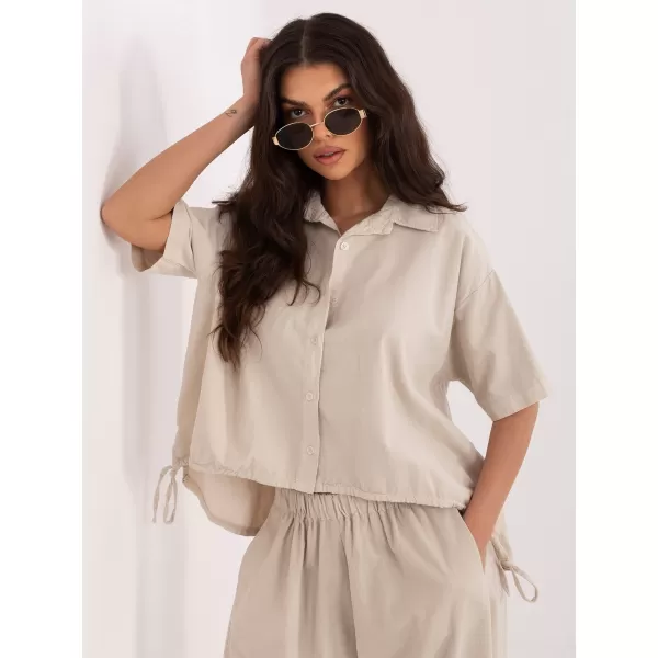  Dámská košile ITALY MODA IT-KS-FL10320.12 BEIGE 