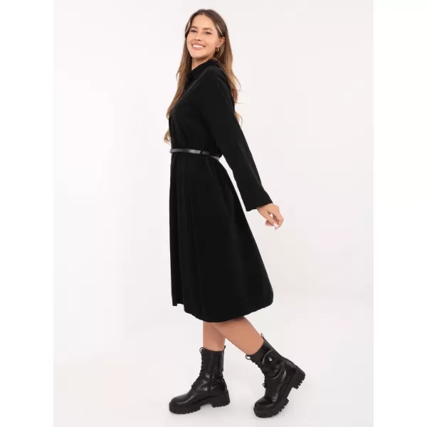  Dámské šaty ITALY MODA MI-SK-92400.17 BLACK 