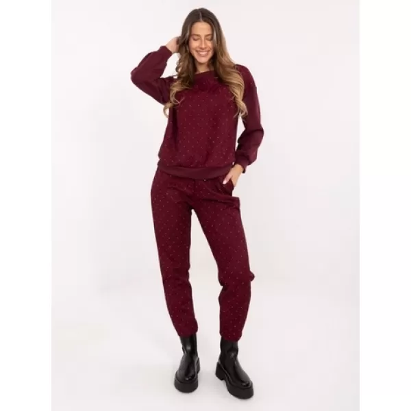  Dámský set ITALY MODA IT-KMPL-9850.14P BURGUNDY 