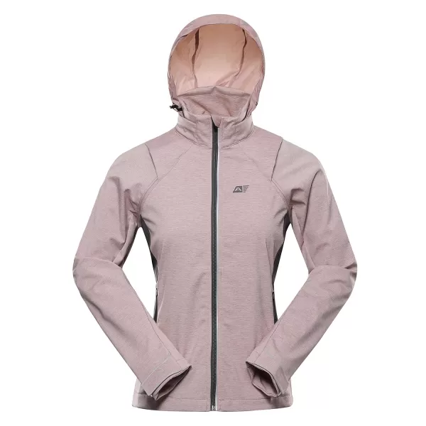 Dámská softshellová bunda-vesta ALPINE PRO SPERTA 2 PALE MAUVE 