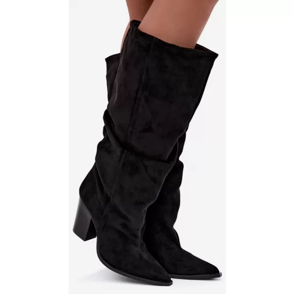  Dámské kozačky BOTO 2598A-1 BLACK MATT 