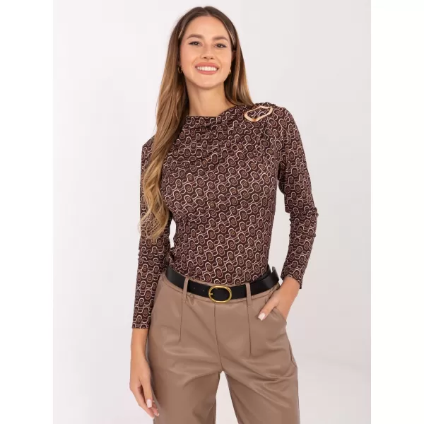  Dámská halenka RUE PARIS IT-BZ-20315.01 BROWN 