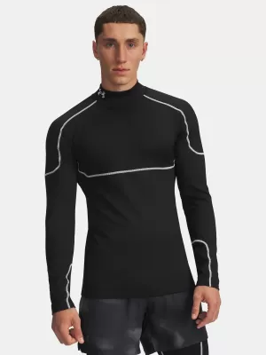 Pánské triko UNDER ARMOUR COLD WEATHER GRID LS MOCK 6007127-001 ČERNÁ