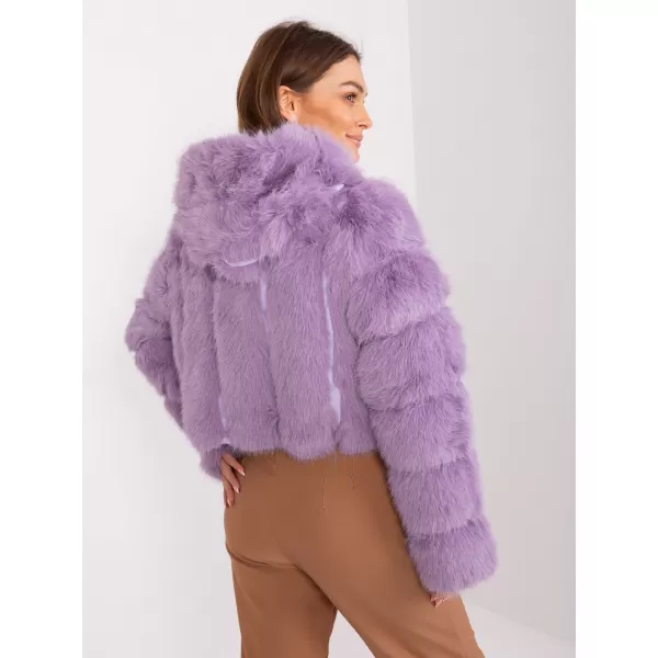  Dámská bunda WOOL FASHION ITALIA AT-KR-2378.96P BRIGHT PURPLE 