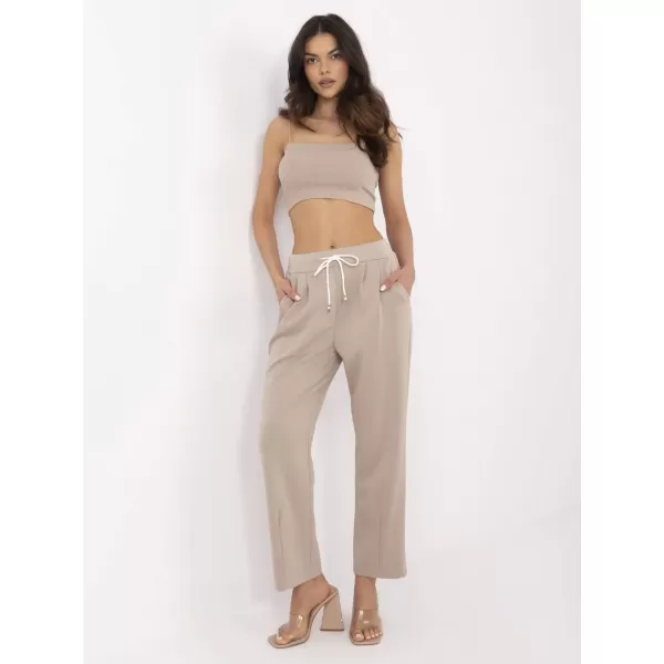  Dámské kalhoty ITALY MODA DHJ-SP-20523.66P BEIGE 