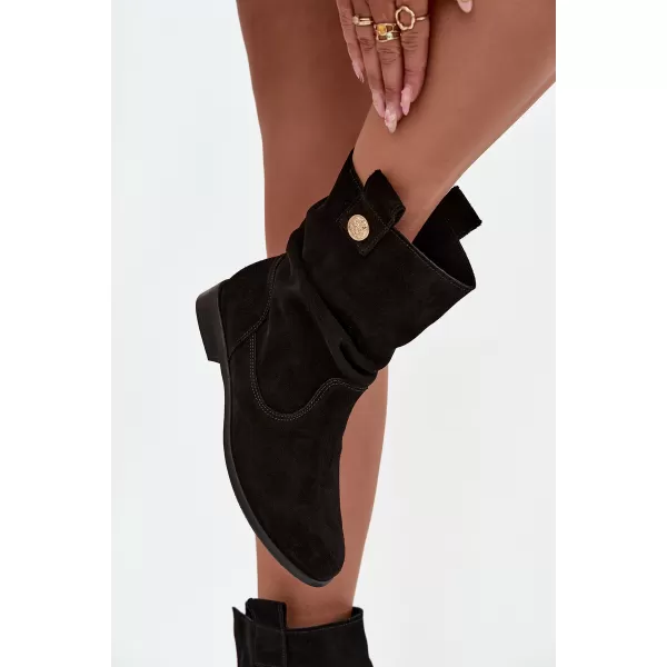  Dámské kotníkové boty ZAZOO 4210 BLACK 
