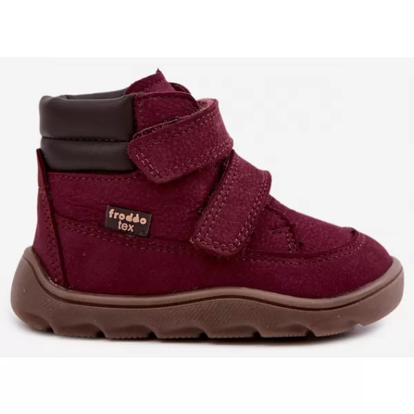  Dětské boty FRODDO G2110150-9 VÍNOVÁ 