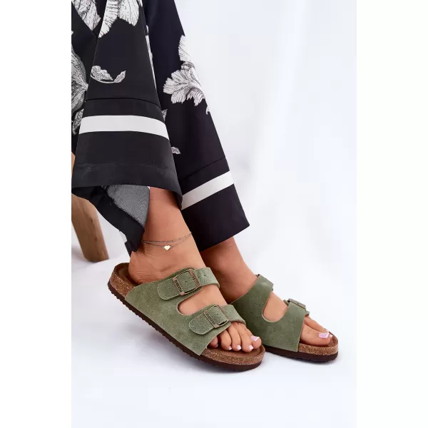  Dámské pantofle BIG STAR SHOES RR274A393 GREEN 