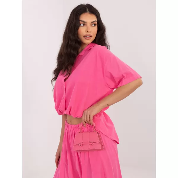  Dámská košile ITALY MODA IT-KS-FL10320.12 DARK PINK 