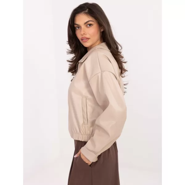 Dámská bunda RUE PARIS IT-KR-FL9707.34 LIGHT BEIGE 