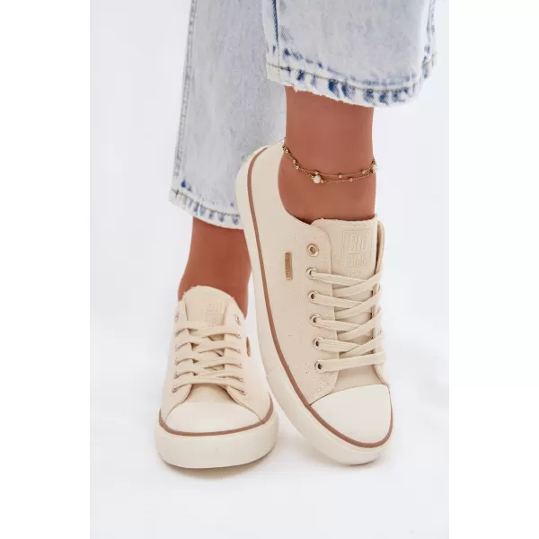  Dámské tenisky BIG STAR SHOES TT274773 BEIGE 
