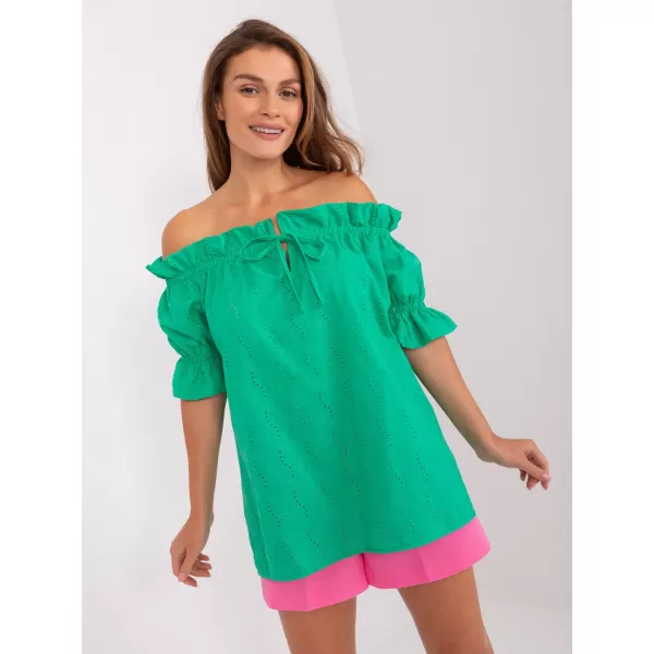  Dámská halenka LAKERTA LK-BZ-509355.68P GREEN 
