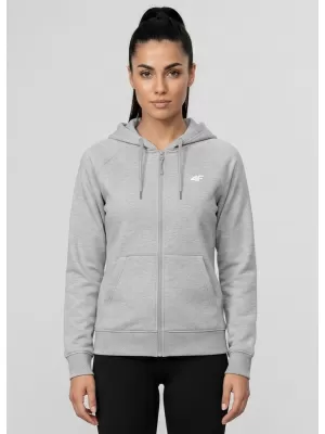 Dámská mikina 4F 4FWMM00TSWSF2535 COLD LIGHT GREY MELANGE