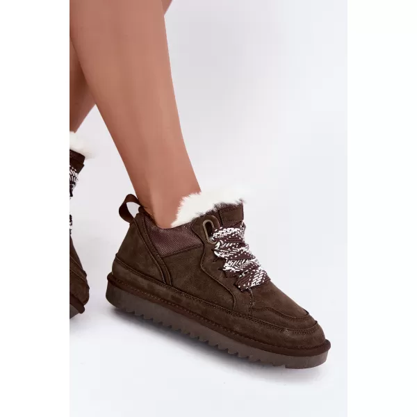  Dámské sněhule VINCEZA 97974 CHOCOLATE 