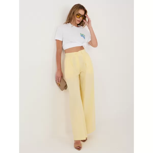  Dámské kalhoty RUE PARIS IT-SP-FL9006.92 BRIGHT YELLOW 