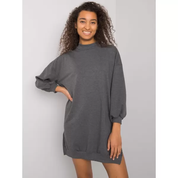  Dámské šaty RUE PARIS RV-SK-7207.03 DARK GREY 