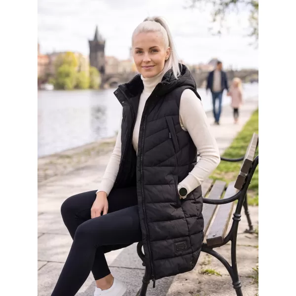  Dámská hřejivá vesta ALPINE PRO HERDA 3 BLACK 