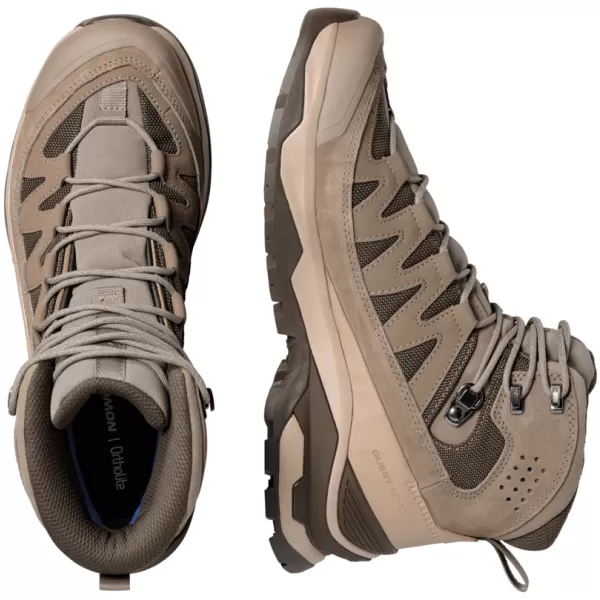 Pánské boty SALOMON QUEST ECHO GORE TEX L49146400 WALNUT/DESERT TAN/BLACK OLIVE 