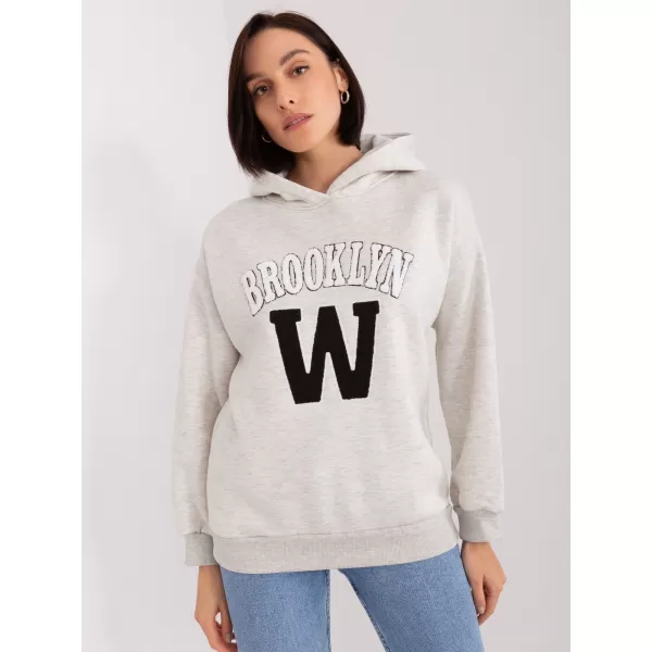  Dámská mikina MY RED LIPS EM-BL-656-3.99P LIGHT GREY 
