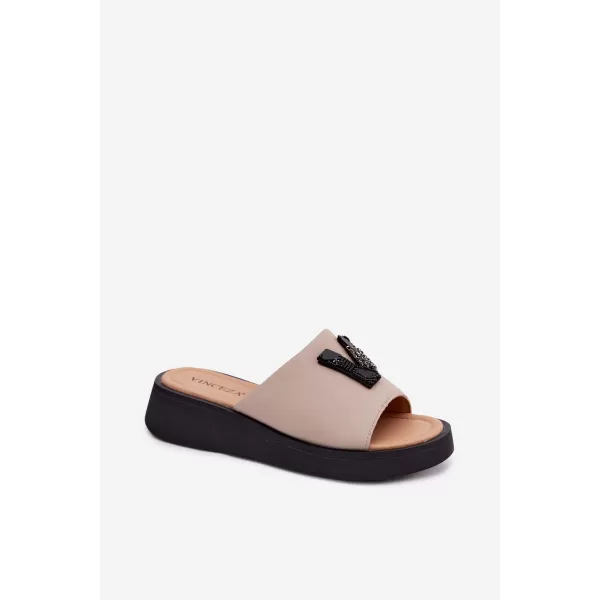  Dámské pantofle VINCEZA 66950 BEIGE 