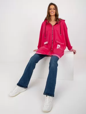 Dámská mikina RELEVANCE RV-BL-8149.91P FUCHSIA