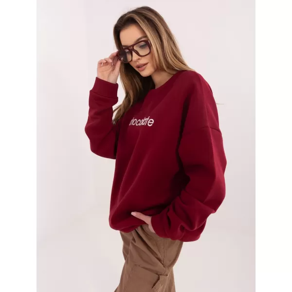  Dámská mikina RUE PARIS RV-BL-A1036.47 BURGUNDY 