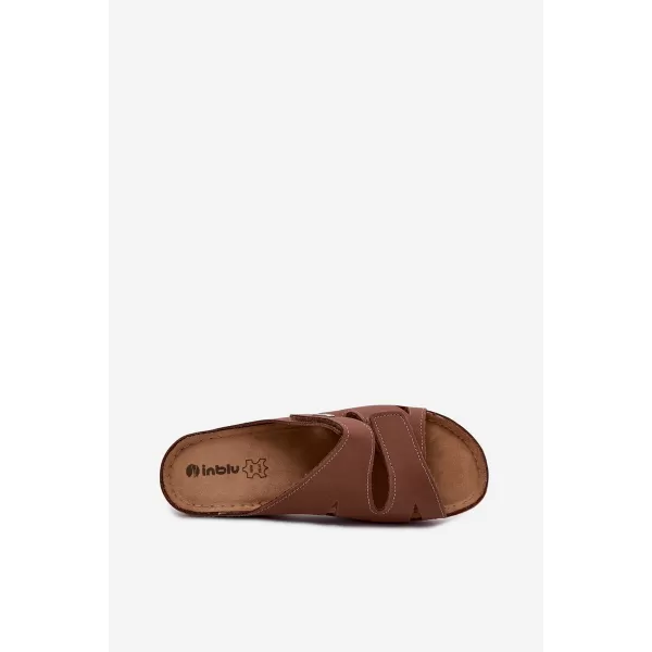  Dámské pantofle INBLU OE0001GU CAMEL 