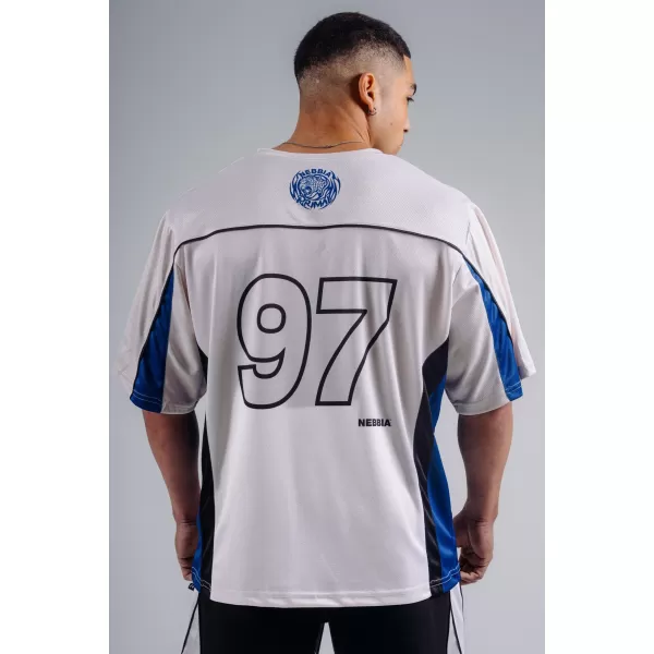  Oversized Jersey tričko 97 NEBBIA PRIMAL 885 CREAM 