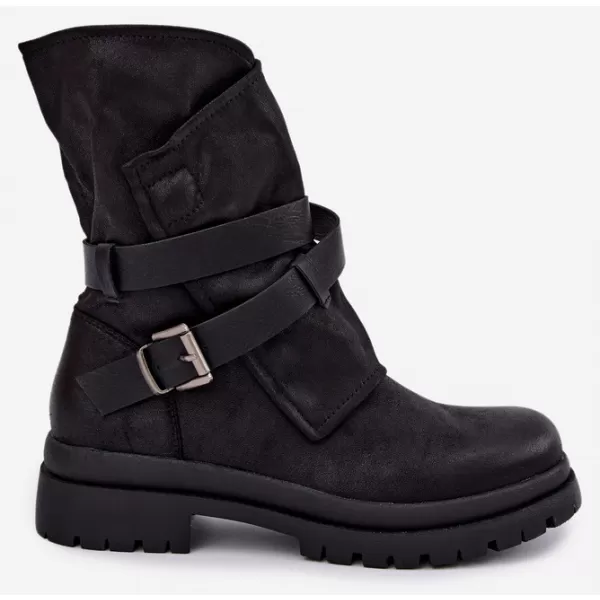  Dámské kotníkové boty BOTO 5268 BLACK 