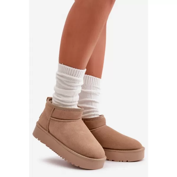  Dámské sněhule BOTO NN604 KHAKI 