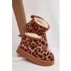 Dětské sněhule BOTO 20400-1/E2E/3E LEOPARD PRINT