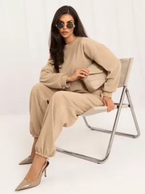 Dámský komplet ITALY MODA MI-KMPL-4381.83 BEIGE