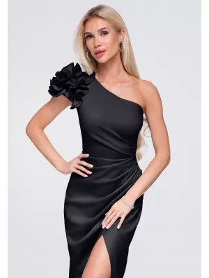 Dámské šaty LARICA LA-OM-DLR377 BLACK