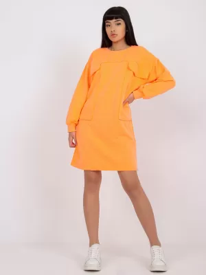 Dámské šaty EX MODA EM-SK-717.33X FLUO ORANGE