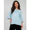 Dámská halenka RUE PARIS RV-BZ-A1188.63 LIGHT BLUE