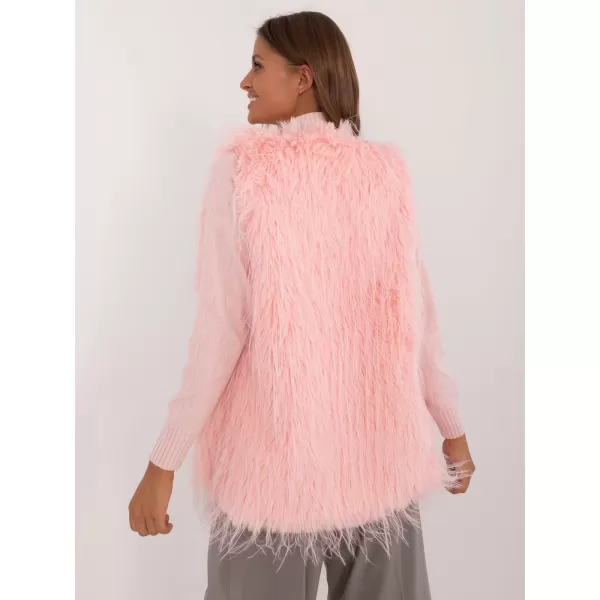  Dámská vesta WOOL FASHION ITALIA AT-KZ-2349-1.31P BRIGHT PINK 