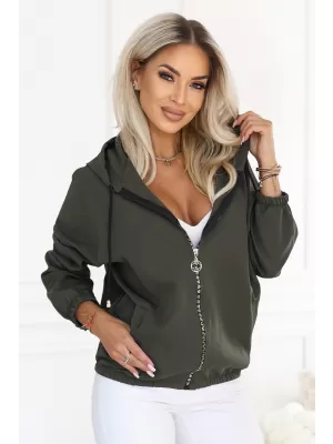 Dámská mikina NUMOCO 691-4 KHAKI