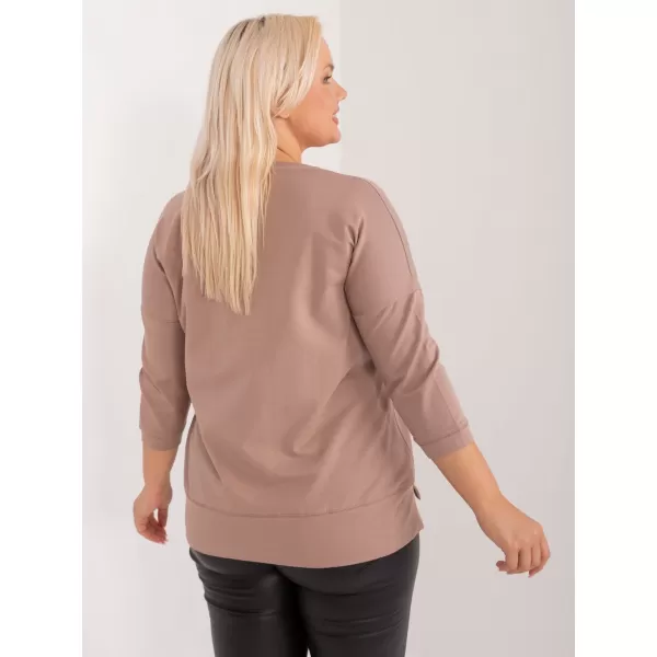  Dámská halenka RELEVANCE RV-BZ-9221.95 DARK BEIGE 