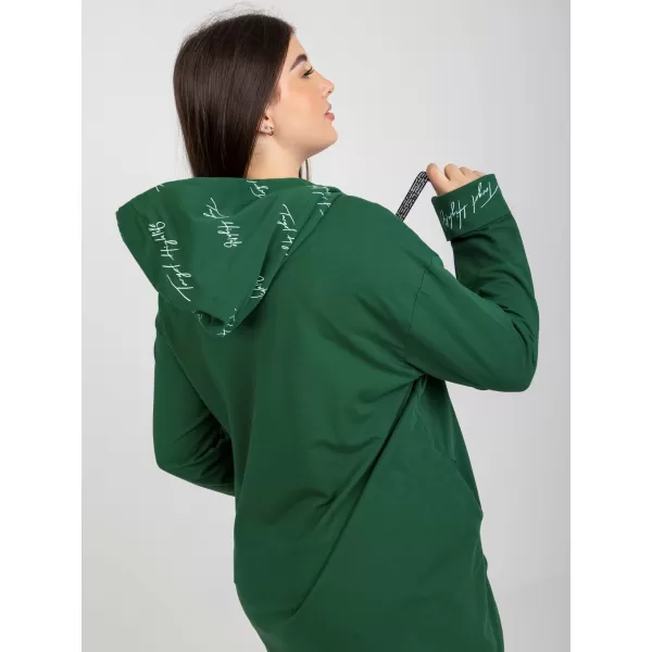  Dámská mikina RELEVANCE RV-BL-8266.34P DARK GREEN 