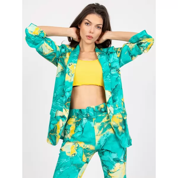  Dámská bunda ITALY MODA DHJ-MA-7684A-1.22X TURQUOISE 