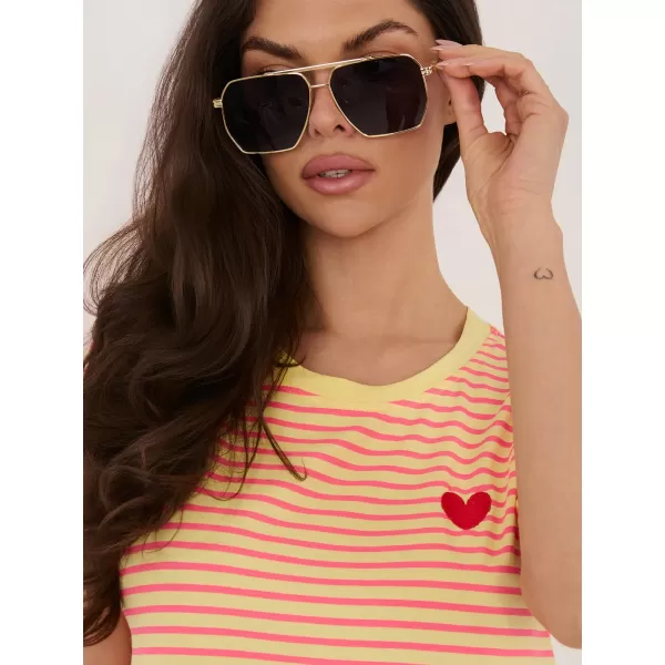  Dámské tričko ITALY MODA IT-TS-22397.89 YELLOW 